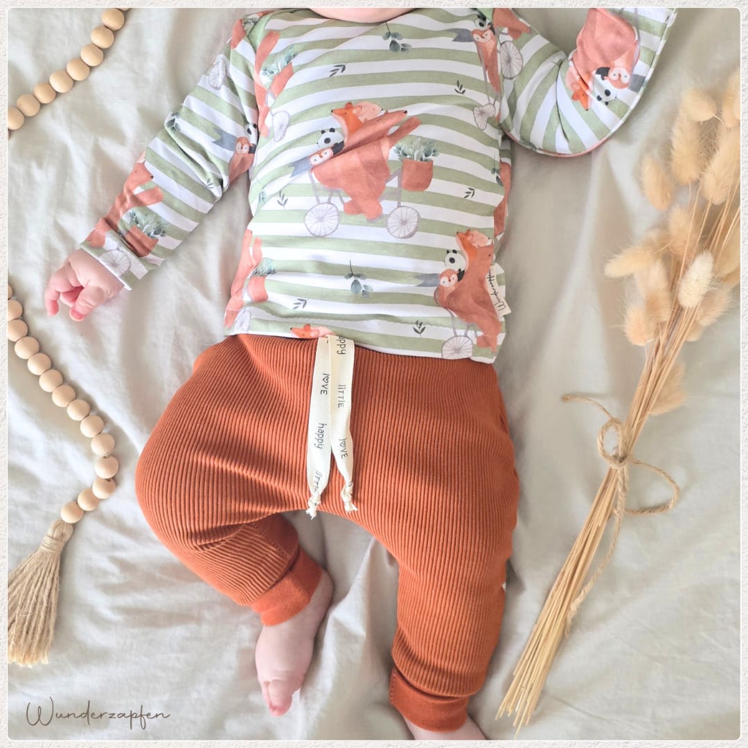 Langarmshirt *Waldtiere* - Wunderzapfen -