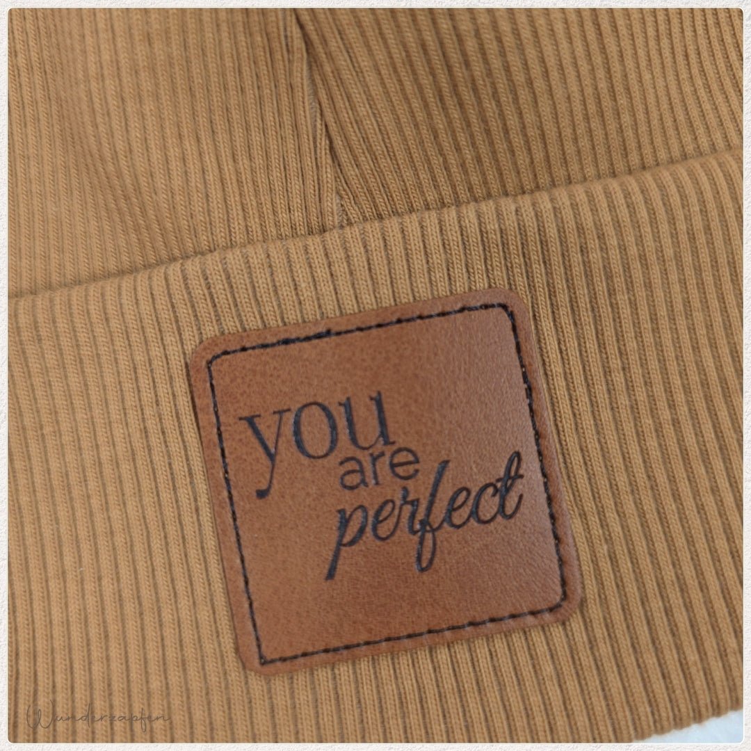 Mütze Feinripp *Caramel* - Wunderzapfen -
