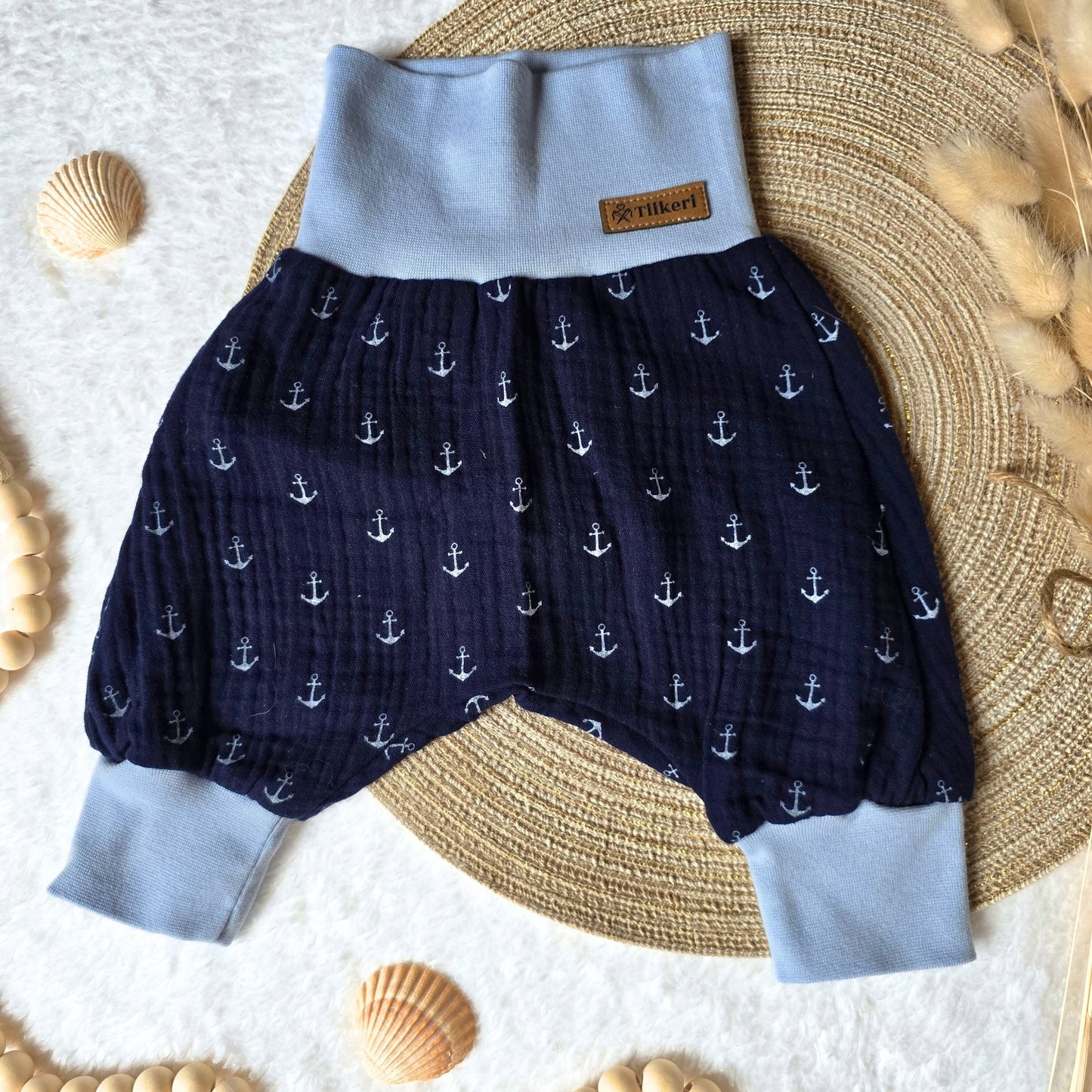 Musselin - Pumphose *Anker* - Wunderzapfen -