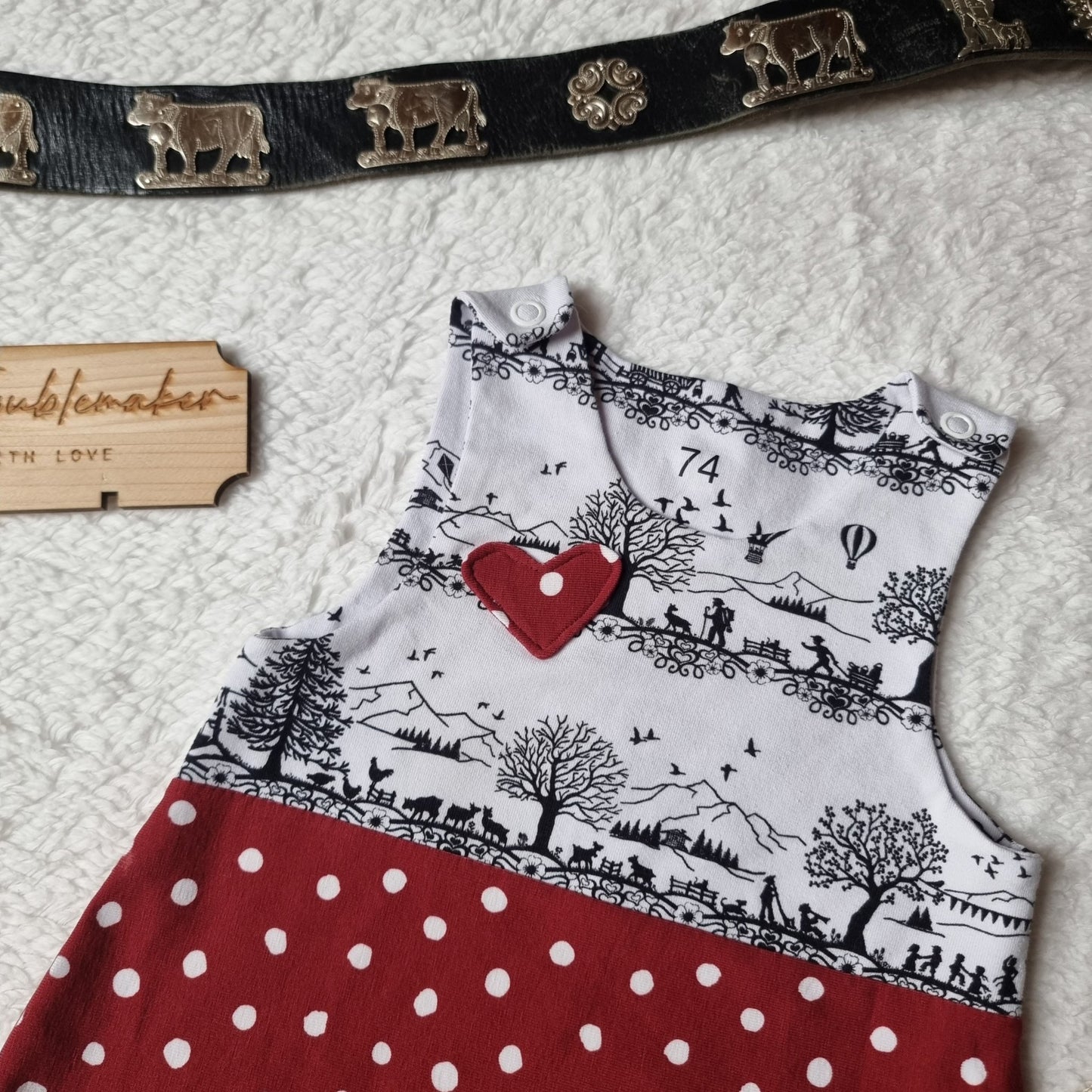 Romper *Folklore* - Wunderzapfen -