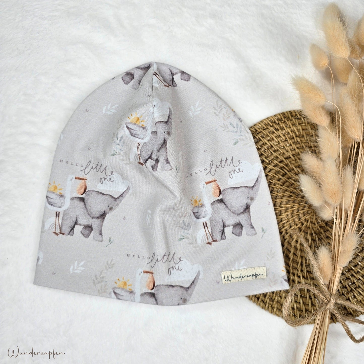 Beanie *Elefant* für KU 50 - 52cm - Wunderzapfen -