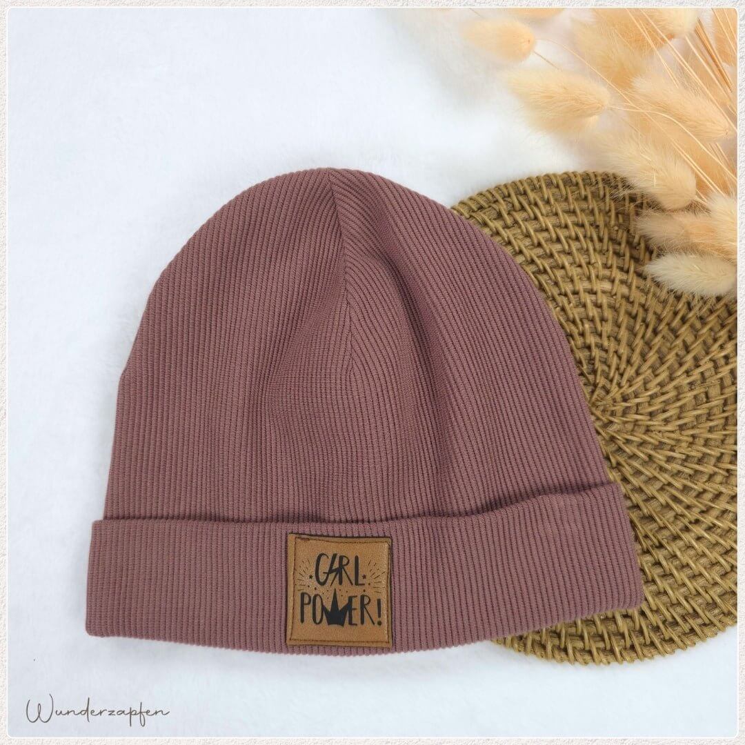 Beanie Ribjersey für KU 44 - 46cm - Wunderzapfen -