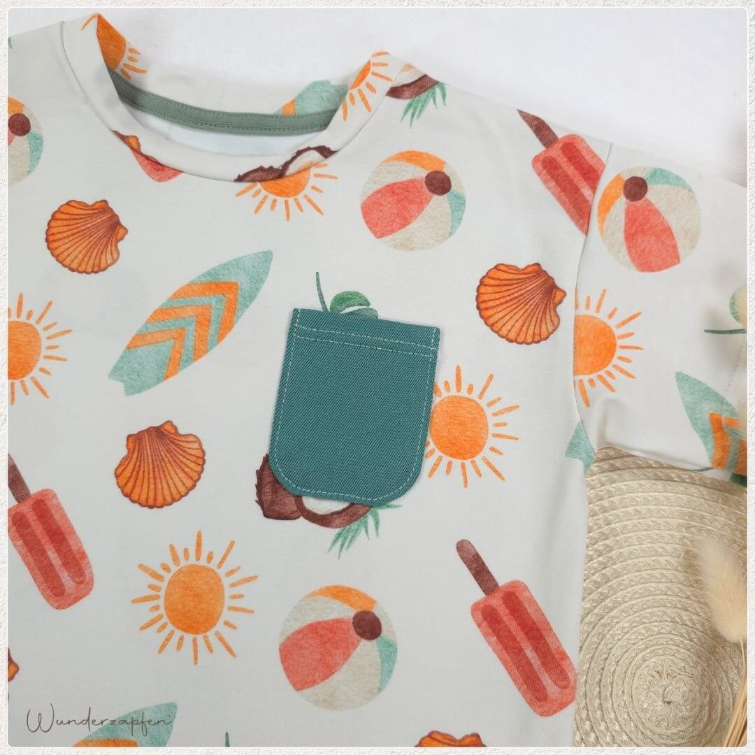 Oversized Shirt *Surfer Vibes* - Wunderzapfen -