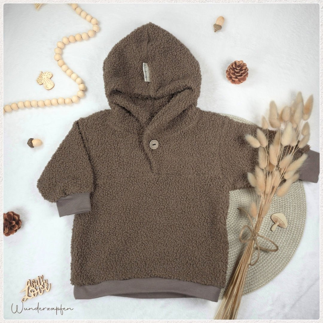 Outdoor - Hoodie *Taupe* - Wunderzapfen -