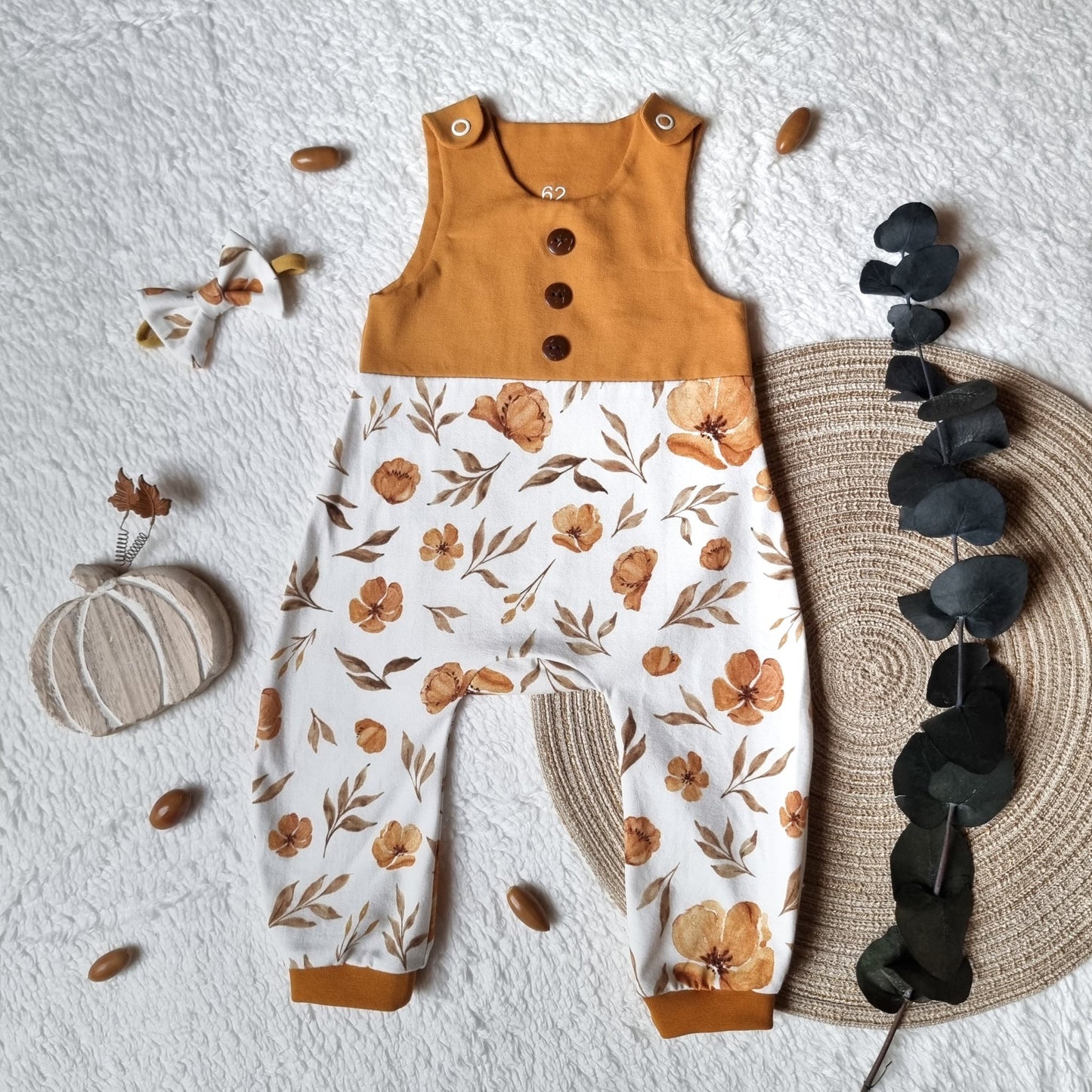 Romper *Yellow Autumn* - Wunderzapfen -