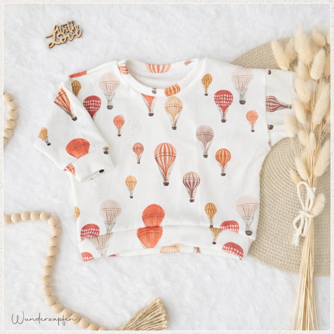 Oversized Sweater *Heissluftballon* - Wunderzapfen -
