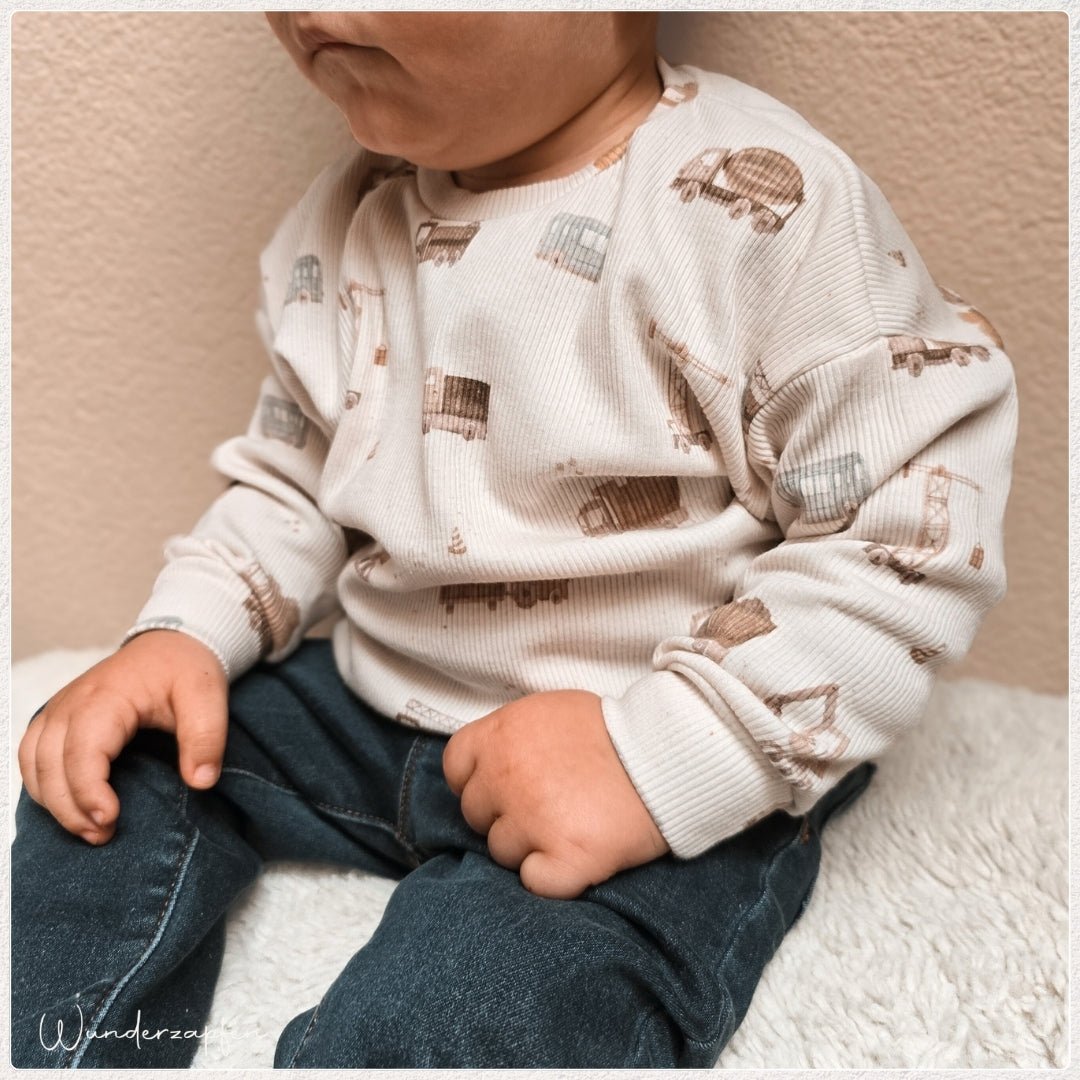 Oversized Sweater *Baustelle* - Wunderzapfen -
