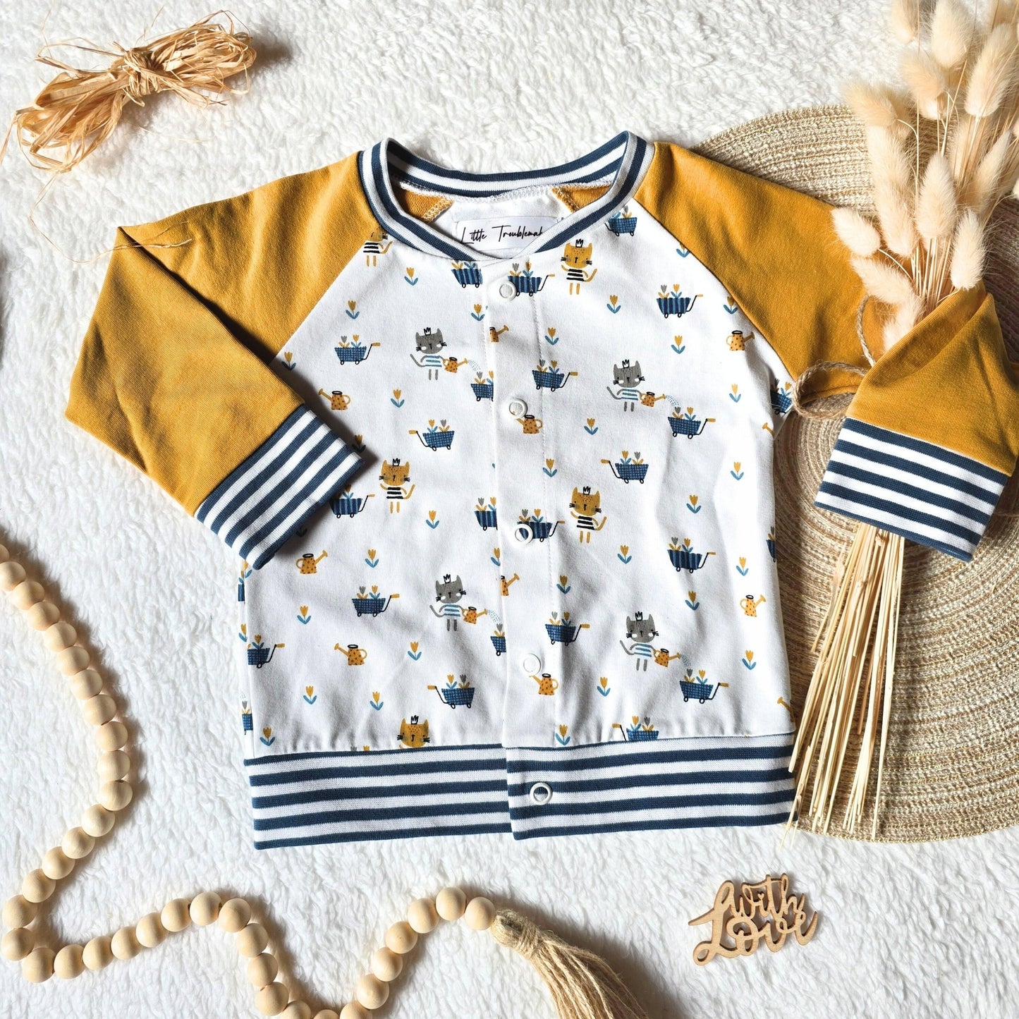 Collegejacke *Gartenkatzen* - Wunderzapfen -