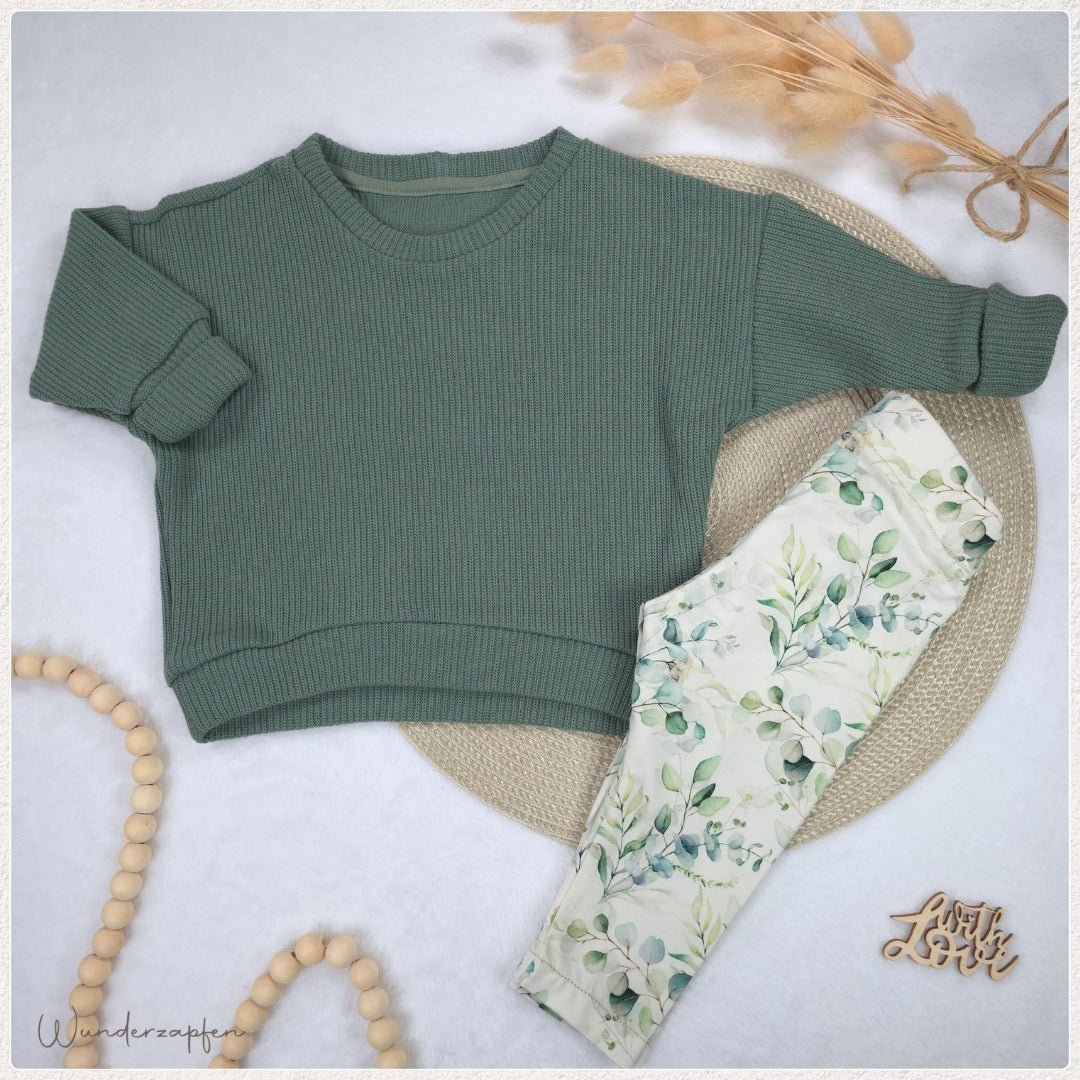 Sweater Levi *altmint* Gr. 68 - Wunderzapfen -