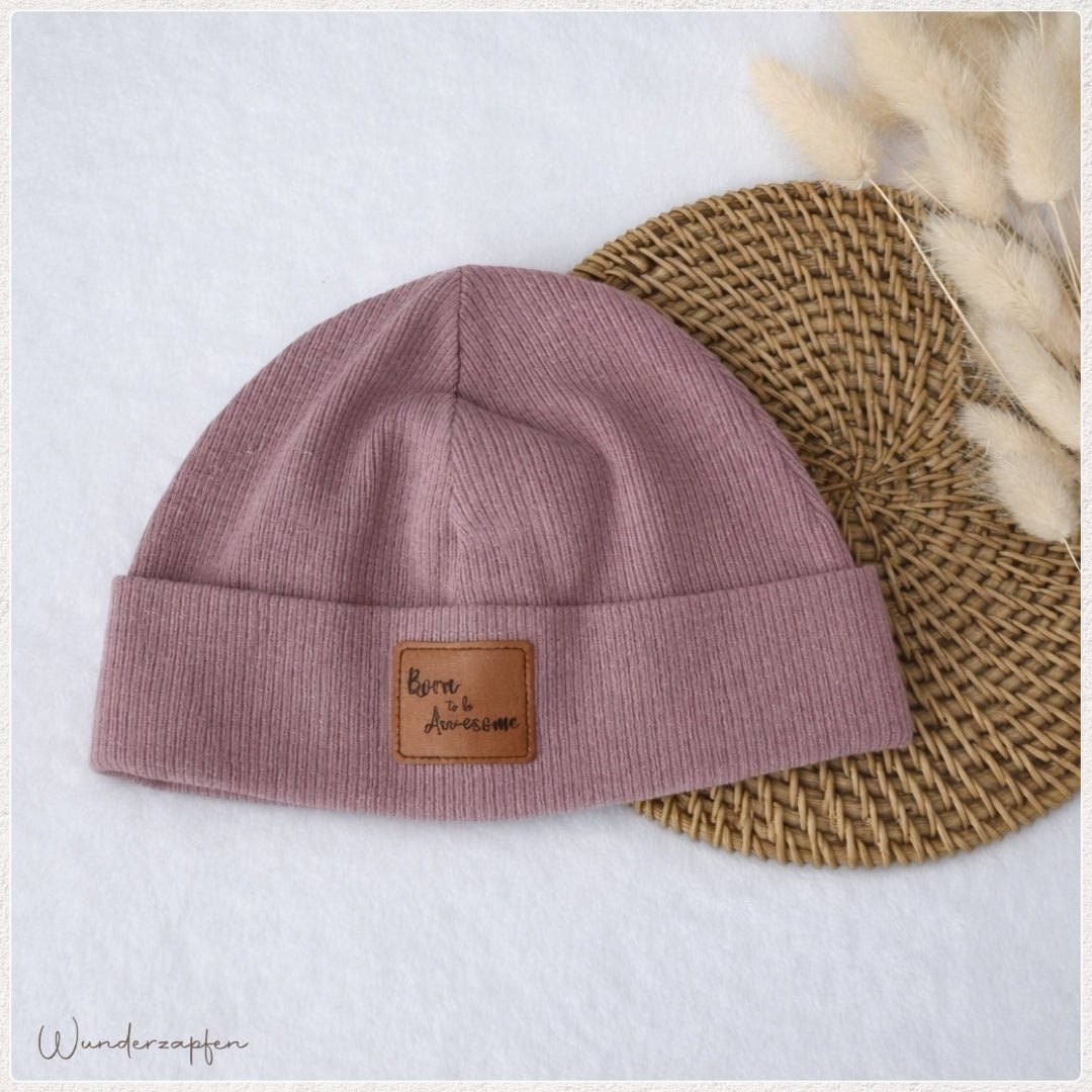 Mütze Feinripp *Lila* - Wunderzapfen -