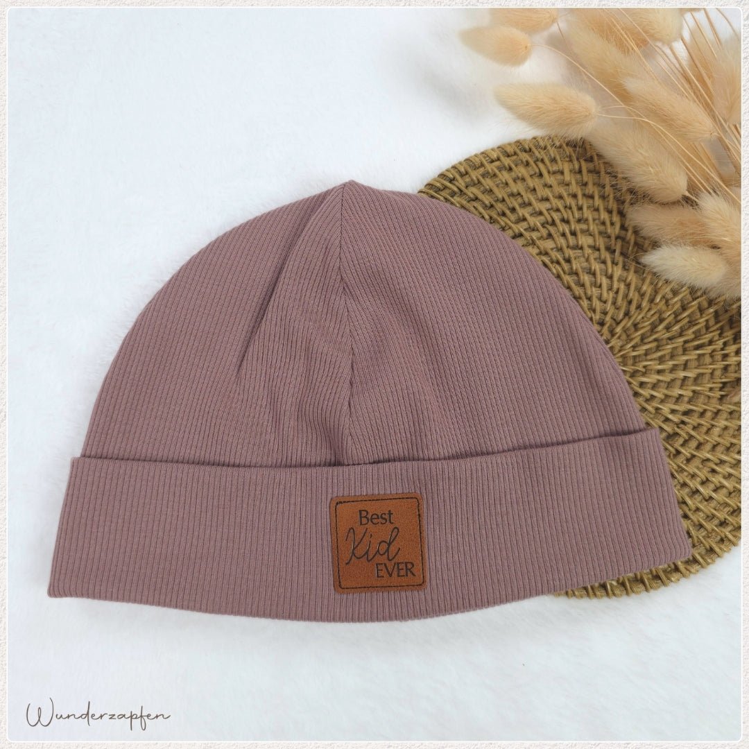 Mütze Feinripp *Clay Pink* - Wunderzapfen -