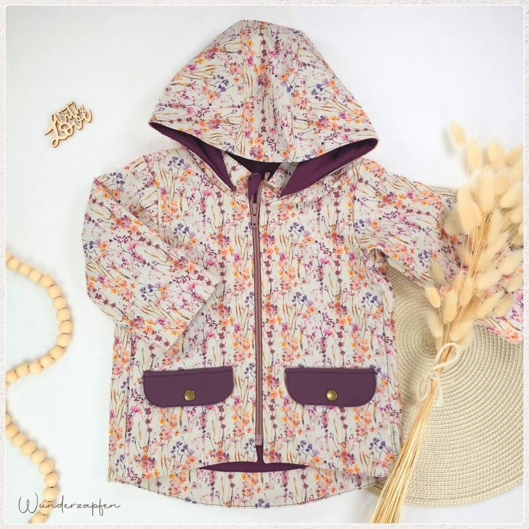 Softshell - Jacke *Wildblumen* - Wunderzapfen -