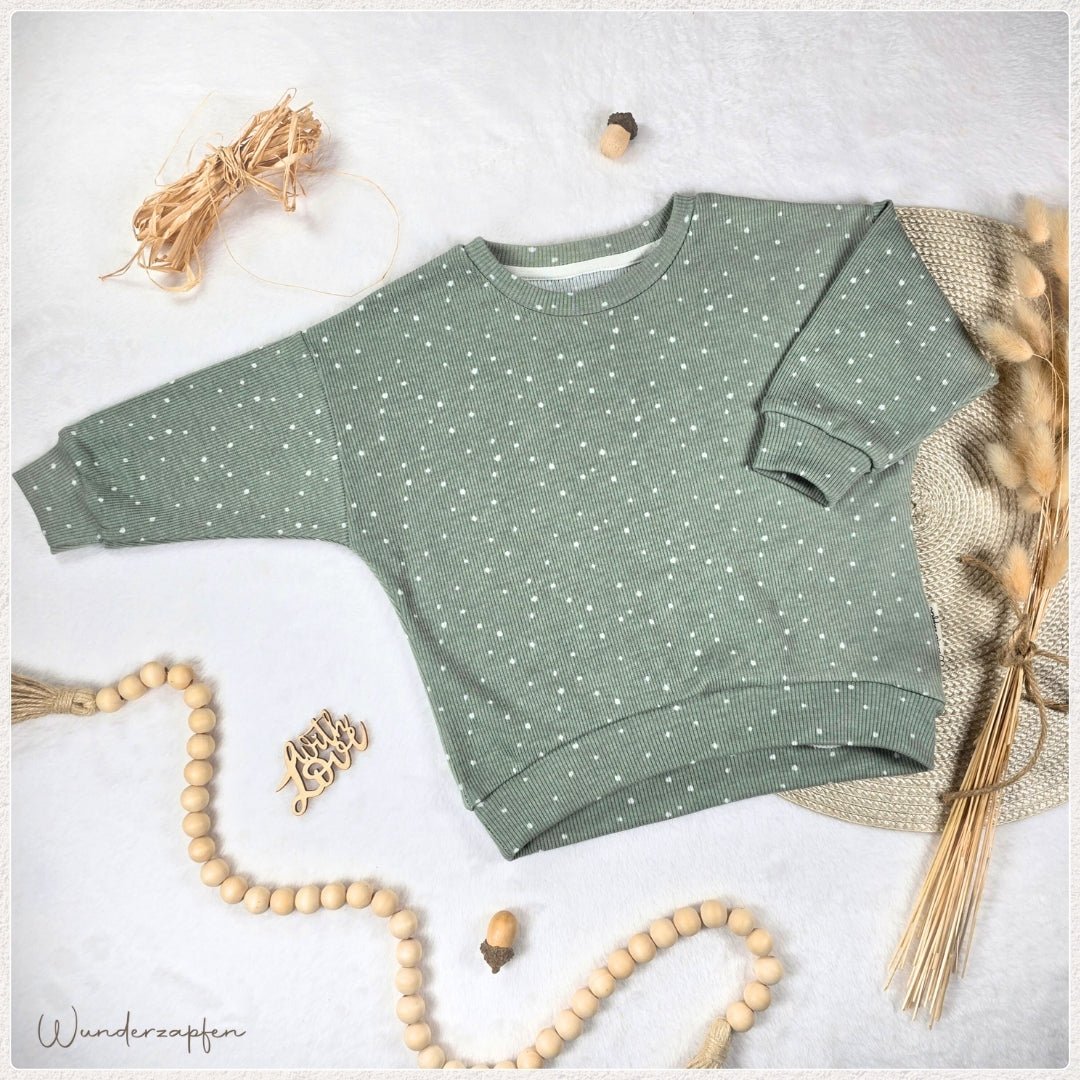 Oversized Sweater *Tüpfli* - Wunderzapfen -