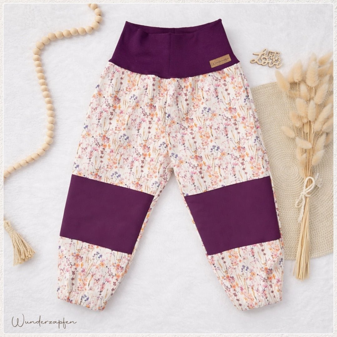 Softshell - Bundhose *Wildblumen* - Wunderzapfen -