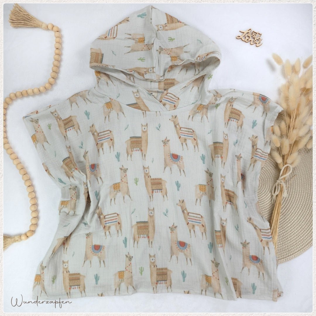 Badeponcho *Lama* - Wunderzapfen -