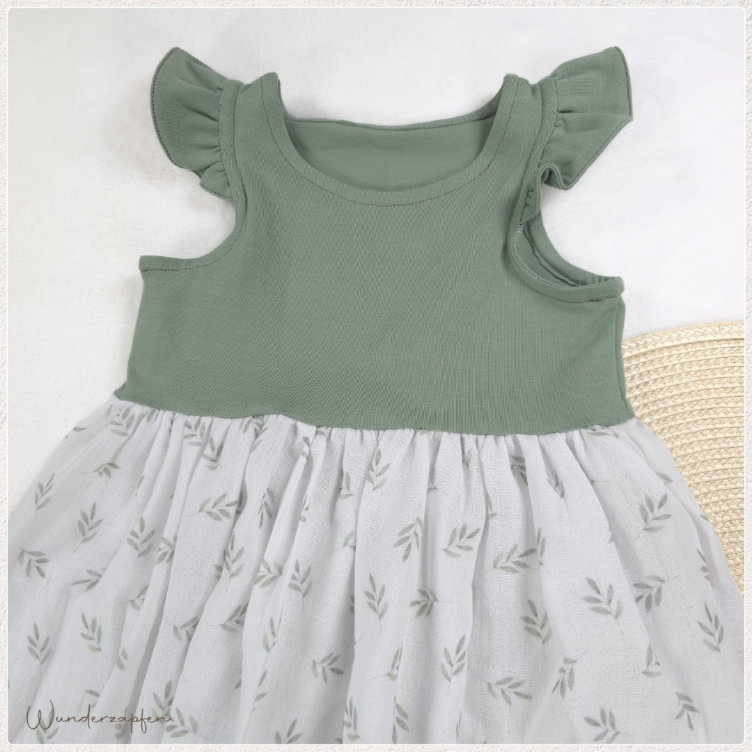 Sommerkleid *Zweiglein* Gr. 86 - Wunderzapfen -