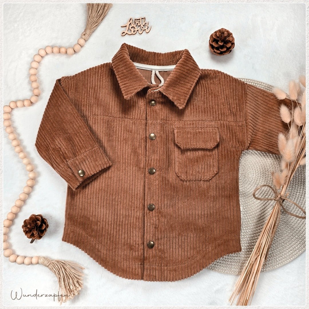 Cordjacke *Cognac* - Wunderzapfen - 