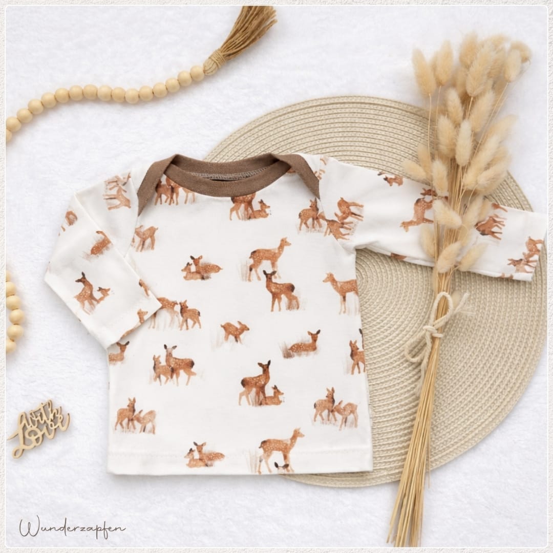Langarmshirt *Reh* - Wunderzapfen - 