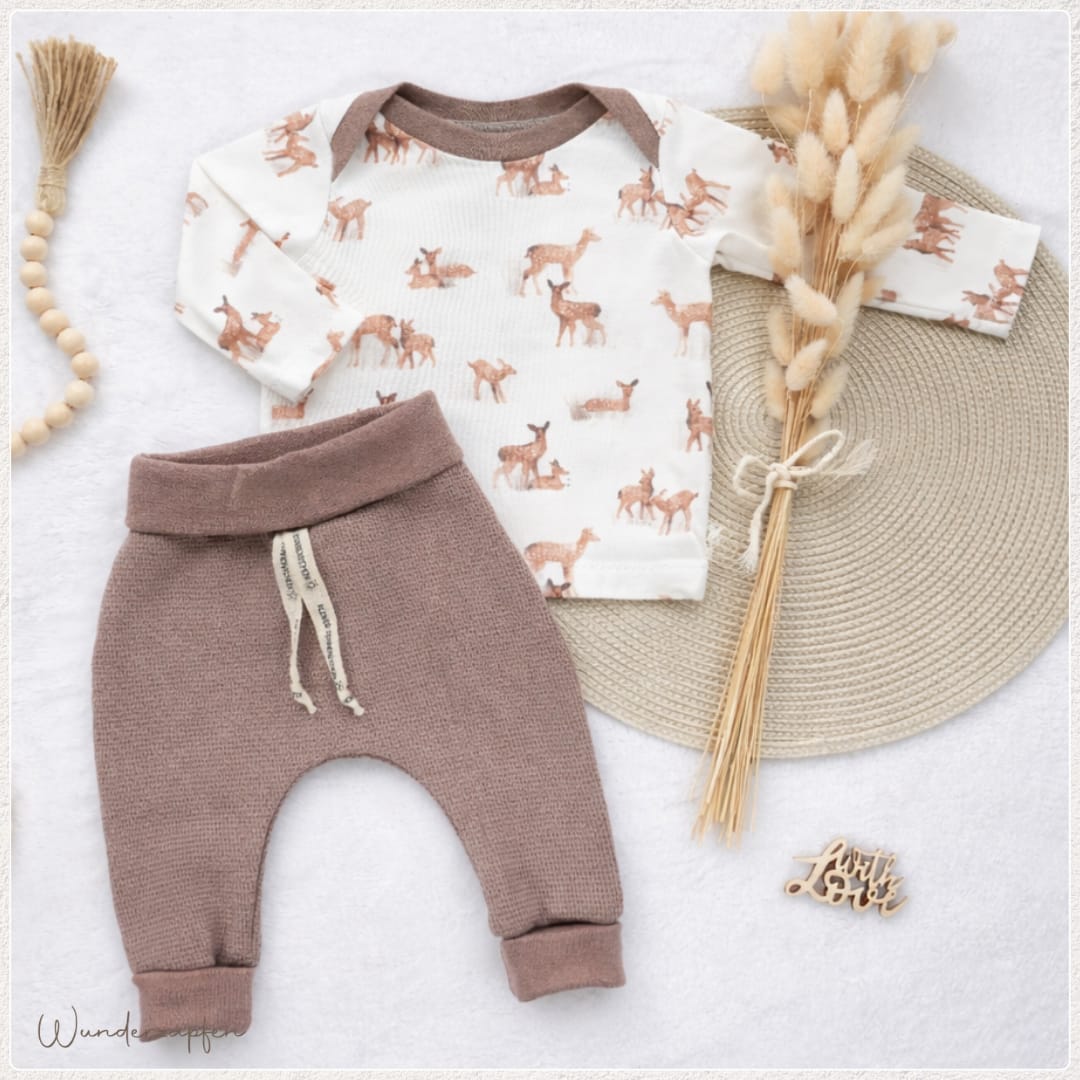 Pumphose schmal *Taupe* - Wunderzapfen - 