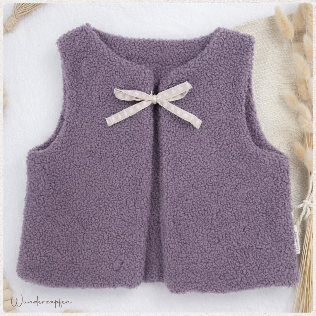 Teddy - Weste *Lilac* - Wunderzapfen - 