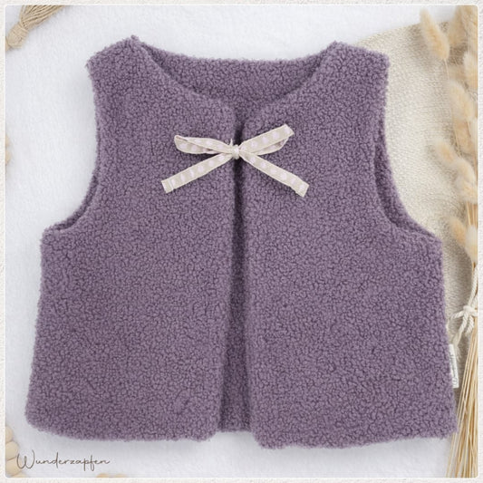 Teddy - Weste *Lilac* - Wunderzapfen - 