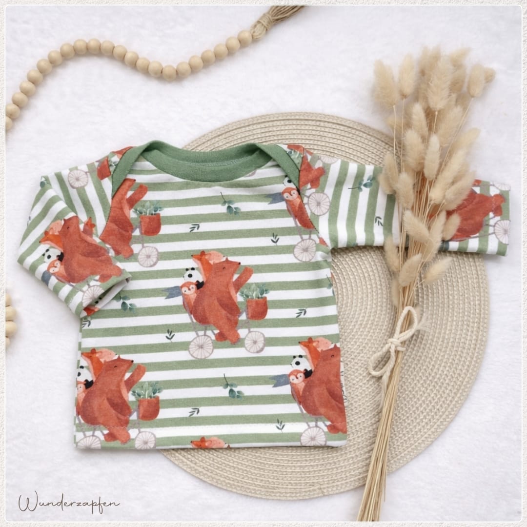 Langarmshirt *Waldtiere* - Wunderzapfen - 