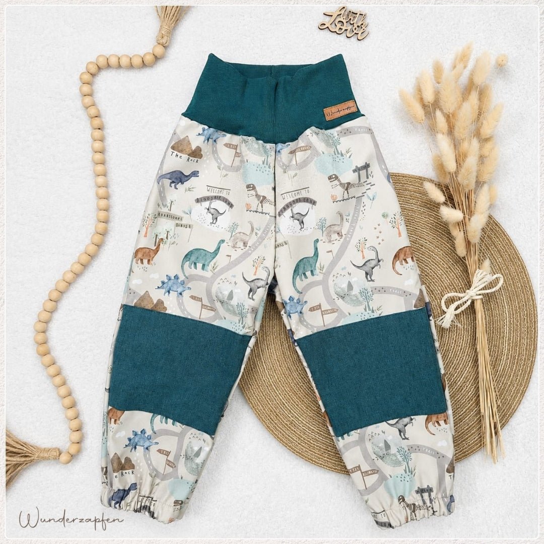 Softshell - Bundhose *Dinosaurier* - Wunderzapfen - 