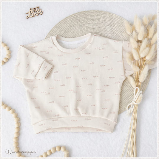 Oversized Sweater *Milk hell* - Wunderzapfen - 