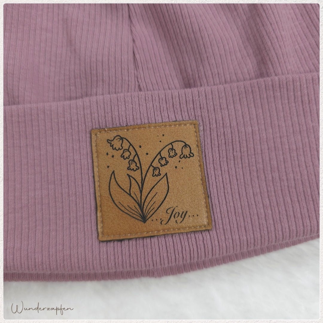 Mütze Feinripp *Altrosa* - Wunderzapfen - 