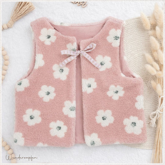 Teddy - Weste *Blumen* - Wunderzapfen - 