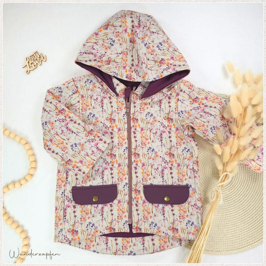 Softshell - Jacke *Wildblumen* - Wunderzapfen - 