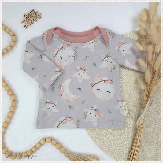 Langarmshirt *Moon and Stars* - Wunderzapfen - 
