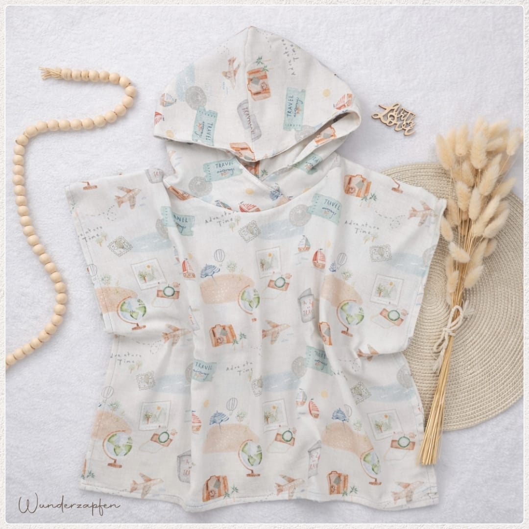 Vorbestellung Badeponcho *Reise* - Wunderzapfen - 