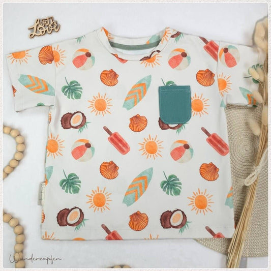 Oversized Shirt *Surfer Vibes* - Wunderzapfen - 