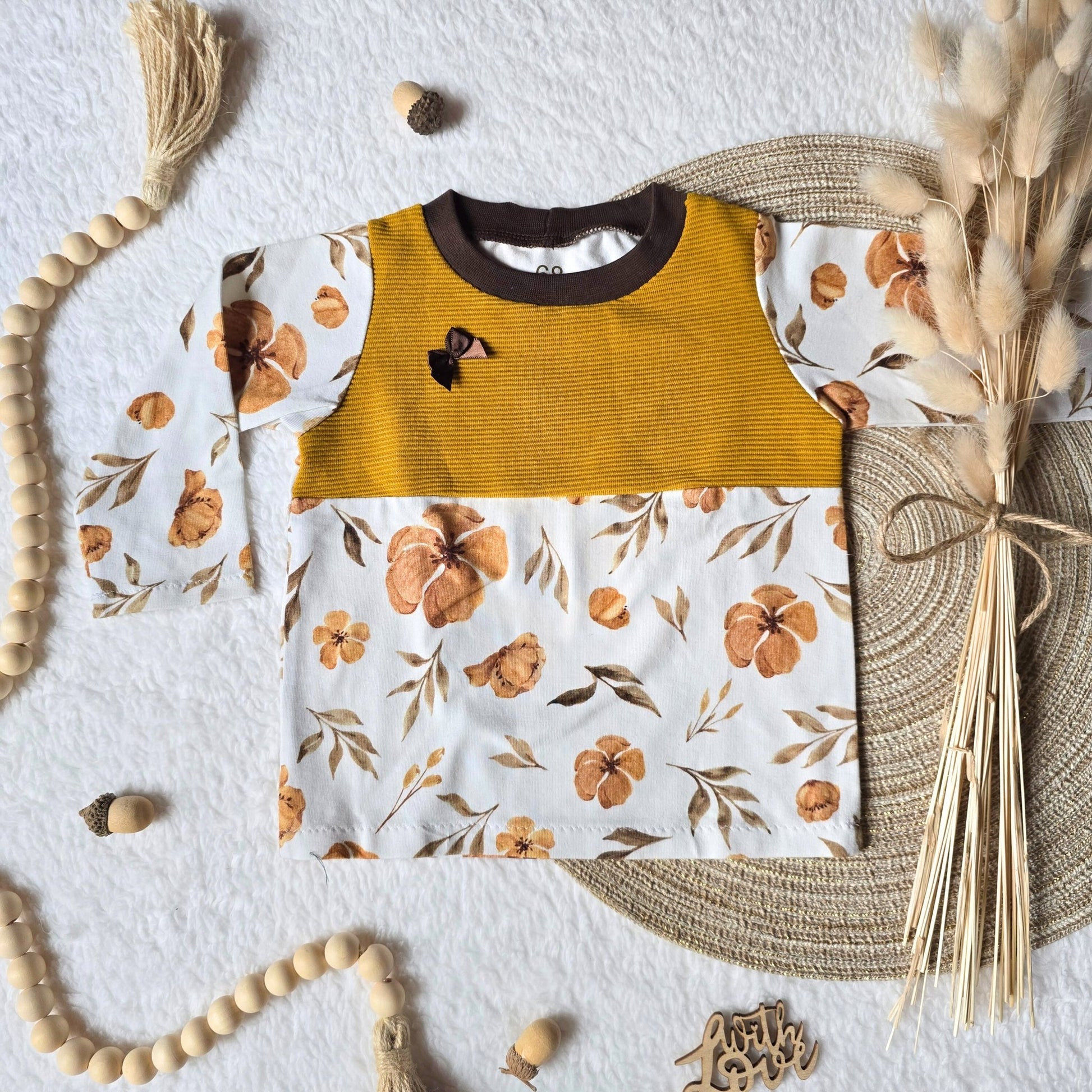 Langarm - Shirt *Autumn Bloom* - Wunderzapfen - 