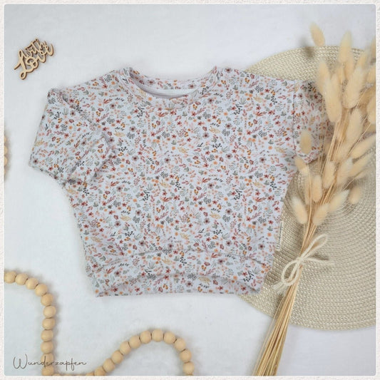 Oversized Sweater *Blumen* - Wunderzapfen - 